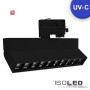 ISO114669 / 3-PH Schienen-Strahler UV-C 270nm, 10W, 50°, schwarz matt / 9009377085192