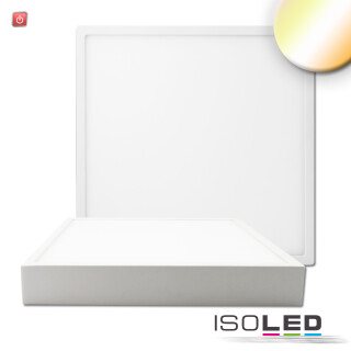 ISO114679 / LED Deckenleuchte PRO weiß, 30W, 300x300mm, ColorSwitch 2700|3000K|4000k, dimmbar / 9009377085420