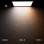 ISO114679 / LED Deckenleuchte PRO weiß, 30W, 300x300mm, ColorSwitch 2700|3000K|4000k, dimmbar / 9009377085420