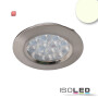ISO114680 / LED Möbeleinbaustrahler MiniAMP silber, 4W, 60°, 12V DC warmweiß 3000K, dimmbar / 9009377085444