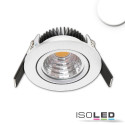 ISO114691 / LED Einbaustrahler MiniAMP 24V DC, 68mm Loch, alu gebürstet, 5W, neutralweiß 4000k, dimmbar / 9009377085697