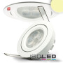 ISO112049 / LED Einbaustrahler, weiss, 8W, 72°, rund, warmweiss, dimmbar / 9009377023071