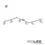 ISO115004 / Deckenstrahler nickel matt, 6xGU10 Fassung, exkl. Leuchtmittel / 9009377098642