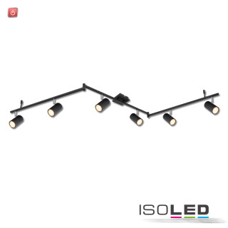 ISO115005 / Deckenstrahler schwarz matt, 6xGU10 Fassung, exkl. Leuchtmittel / 9009377098659