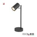 ISO115007 / Tischleuchte schwarz, mit Schalter, 1xGU10...