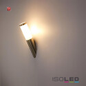 ISO115010 / Wandleuchte Edelstahl, IP44, warmweiß, inkl. E27 LED Leuchtmittel 9W / 9009377098703
