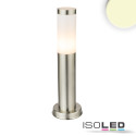 ISO115014 / Pollerleuchte 450 Edelstahl, IP44, warmweiß, inkl. E27 LED Leuchtmittel 9W / 9009377098741