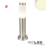 ISO115014 / Pollerleuchte 450 Edelstahl, IP44, warmweiß, inkl. E27 LED Leuchtmittel 9W / 9009377098741