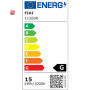 ISO115014 / Pollerleuchte 450 Edelstahl, IP44, warmweiß, inkl. E27 LED Leuchtmittel 9W / 9009377098741