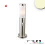 ISO115015 / Pollerleuchte 450 Edelstahl, IP44, PIR Bewegungssensor, warmweiß, inkl. E27 LED Leuchtmittel 9W / 9009377098758