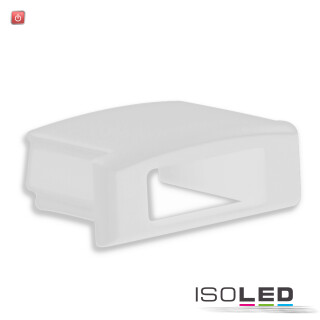 ISO114756 / Endkappe EC76W weiß für Profil PURE14 S mit Kabeldurchführung, 1 STK / 9009377087707