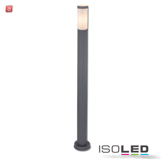 ISO115018 / Pollerleuchte 1100 anthrazit, IP44, 1x E27 Fassung, exkl. Leuchtmittel / 9009377098789