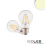 ISO115023 / E27 LED Birne, 7W, klar, warmweiß, 3er Pack / 9009377098833