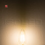 ISO115024 / E14 LED Kerze, 4W, klar, warmweiß, 3er Pack / 9009377098840