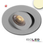 ISO114473 / LED Einbauleuchte MiniAMP alu gebürstet, 3W, 24V DC, warmweiß, dimmbar / 9009377079818