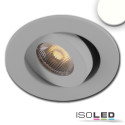 ISO114474 / LED Einbauleuchte MiniAMP alu gebürstet, 3W, 24V DC, neutralweiß, dimmbar / 9009377079832