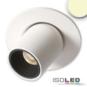ISO114476 / LED Einbauleuchte Pipe MiniAMP weiß, 3W, 24V DC, warmweiß, dimmbar / 9009377079931