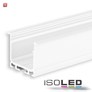 ISO114487 / LED Einbauprofil DIVE24 Aluminium weiß RAL 9010, 200cm / 9009377080227