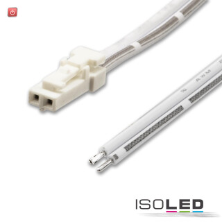 ISO114489 / MiniAMP Anschlussstecker male, 100cm, 2-polig, weiß, max. 3A / 9009377080265