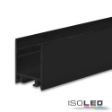 ISO114798 / LED Aufbauleuchtenprofil HIDE SINGLE Aluminium schwarz RAL 9005, 200cm / 9009377089831