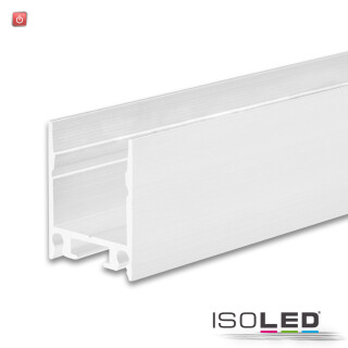 ISO114799 / LED Aufbauleuchtenprofil HIDE SINGLE Aluminium weiß RAL 9003, 200cm / 9009377089817