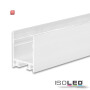 ISO114799 / LED Aufbauleuchtenprofil HIDE SINGLE Aluminium weiß RAL 9003, 200cm / 9009377089817