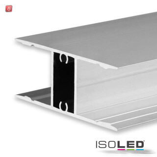 ISO114800 / LED Aufbauleuchtenprofil HIDE DOUBLE Aluminium eloxiert,  200cm / 9009377089794