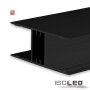 ISO114801 / LED Aufbauleuchtenprofil HIDE DOUBLE Aluminium schwarz RAL 9005, 200cm / 9009377089770