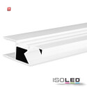 ISO114808 / LED Aufbauleuchtenprofil HIDE ASYNC Aluminium weiß RAL 9003, 200cm / 9009377089633