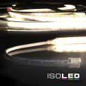 ISO114521 / LED CRI930 MiniAMP Flexband, 24V, 12W, 3000K, 250cm, beidseitig 30cm Kabel mit male-Stecker / 9009377081033