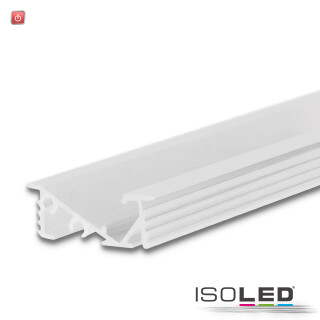 ISO114819 / LED Einbauprofil FURNIT6 D Aluminium weiß RAL 9003, 200cm / 9009377088759