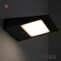 ISO114542 / LED SOLAR Wandleuchte mit HF-Bewegungs- u....