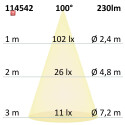 ISO114542 / LED SOLAR Wandleuchte mit HF-Bewegungs- u. Helligkeitssensor, 2W, IP54, warmweiß / 9009377081682