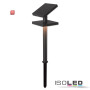 ISO114543 / LED SOLAR Weg- und Gartenleuchte mit Helligkeitssensor, 1.3W, IP54, warmweiß / 9009377081705