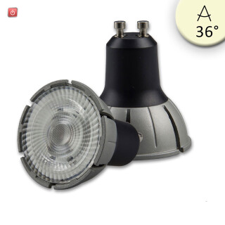 ISO114553 / GU10 Vollspektrum LED Strahler 5.5W TOQ, 36°, 3000K, dimmbar / 9009377081934