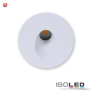 ISO114556 / Cover Aluminium rund 1 weiß für Wandeinbauleuchte Sys-Wall68 / 9009377086045