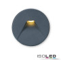 ISO114559 / Cover Aluminium rund 2 schwarz für Wandeinbauleuchte Sys-Wall68 / 9009377082054