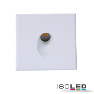 ISO114560 / Cover Aluminium eckig 1 weiß für Wandeinbauleuchte Sys-Wall68 / 9009377082078