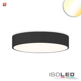 ISO115204 / LED Deckenleuchte, DN600, schwarz, 52W, ColorSwitch 3000|3500|4000K, dimmbar / 9009377097607