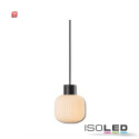 ISO115213 / Pendelleuchte, white Glas, rund, E27, 300cm /...