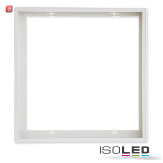 ISO114606 / Aufbaurahmen weiß RAL 9016 für LED Panel 625x625, Schnellmontage / 9009377083686