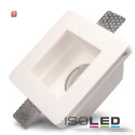 ISO112074 / Gips-Einbaustrahler GX5,3, quadratisch,...