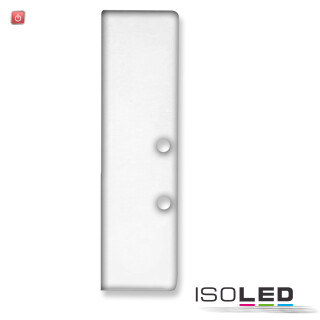 ISO114842 / Endkappe EC94 Aluminium weiß RAL 9003 für Profil HIDE BOTTOM inkl. Schrauben / 9009377088988