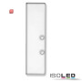 ISO114842 / Endkappe EC94 Aluminium weiß RAL 9003 für Profil HIDE BOTTOM inkl. Schrauben / 9009377088988