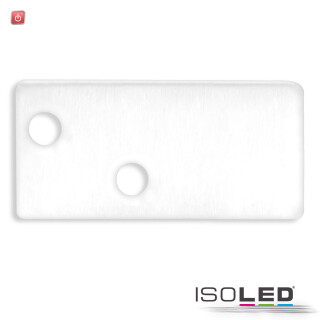ISO114845 / Endkappe EC95 Aluminium weiß RAL 9003 für Profil FURNIT6 D inkl. Schrauben / 9009377088810