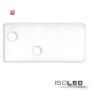 ISO114845 / Endkappe EC95 Aluminium weiß RAL 9003 für Profil FURNIT6 D inkl. Schrauben / 9009377088810