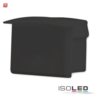 ISO114849 / Endkappe EC7B für Profil DIVE12, schwarz, 1 Stk / 9009377088926