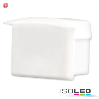 ISO114850 / Endkappe EC7W für Profil DIVE12, weiß, 1 Stk / 9009377088902