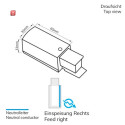 ISO114325 / 3-Phasen S1 Seiten-Einspeisung N-Leiter...