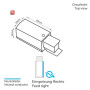 ISO114325 / 3-Phasen S1 Seiten-Einspeisung N-Leiter links, Schutzleiter rechts, schwarz / 9009377076121
